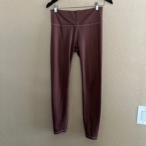 EUC - like new brown Athleta leggings size S - slight sheen to the color.